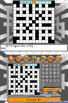 1001 Crosswords (Europe) screen shot game playing